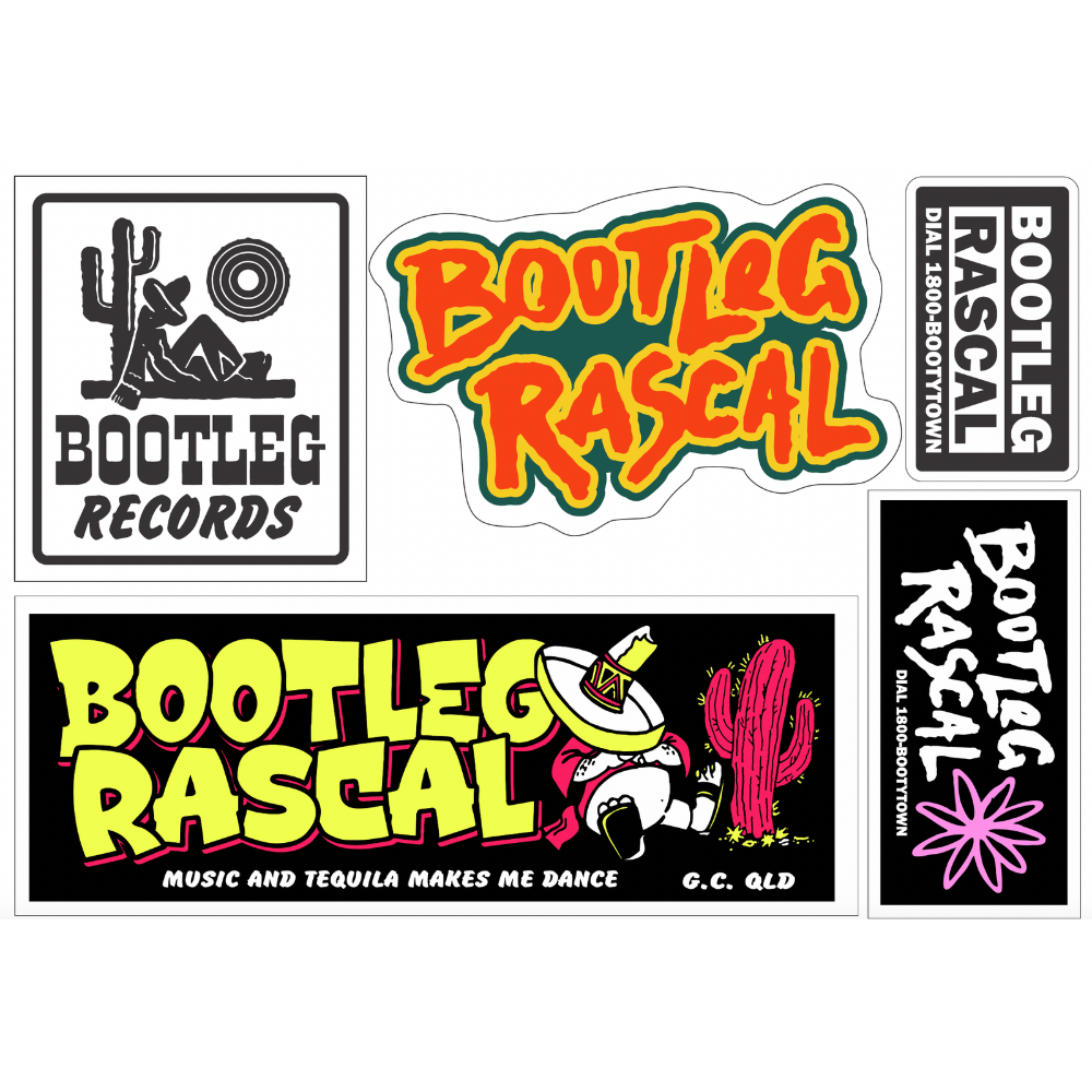 'Bootleg Rascal' - Sticker Pack
