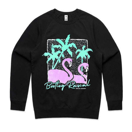 'Flamingos' - Jumper (Black)
