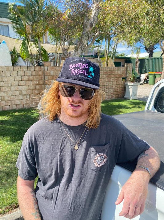 'Tropical Boogie' Hat (Black)